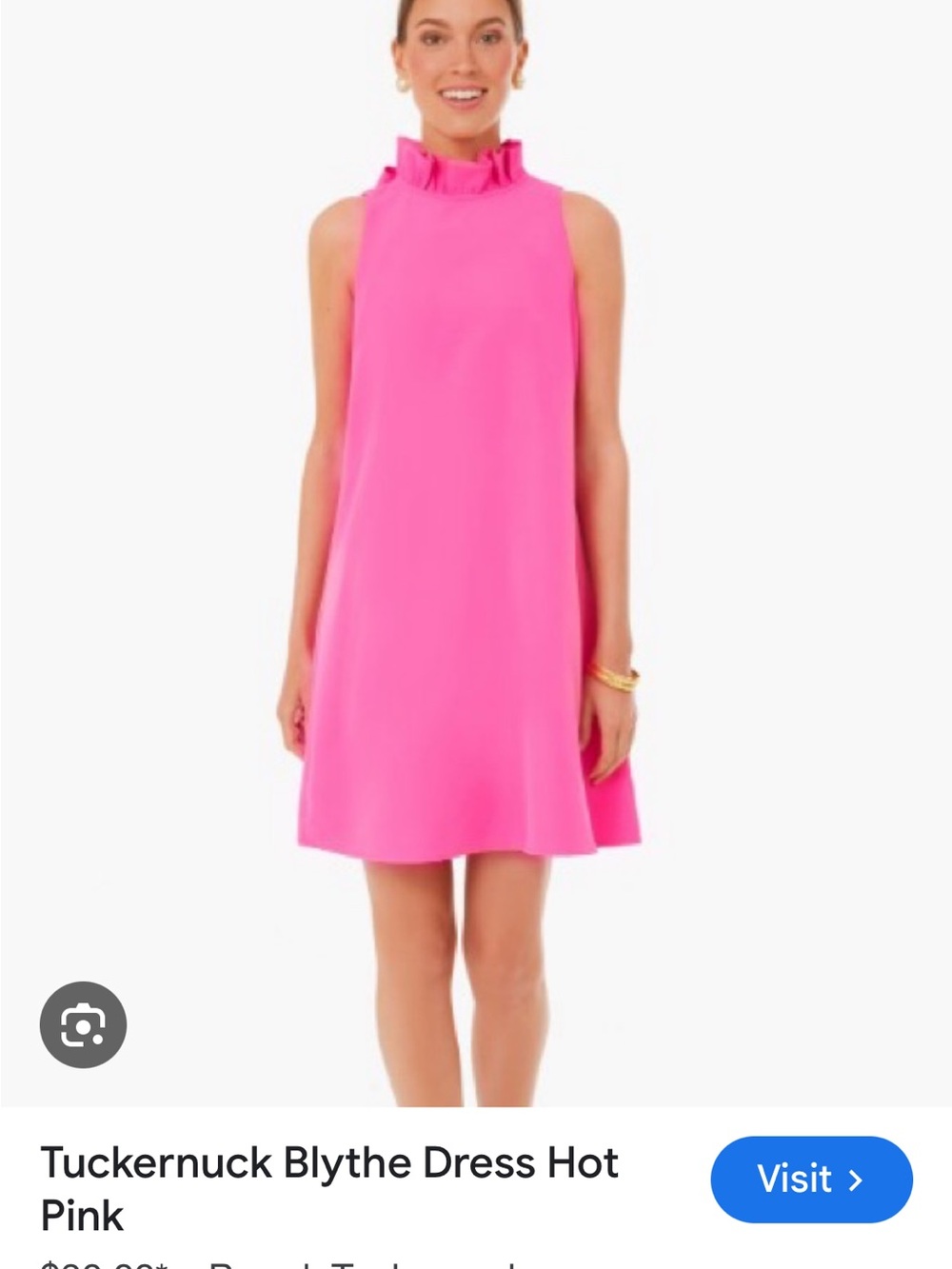 Tuckernuck Blythe Shift Dress in Hot Pink